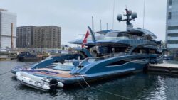 Phi superyacht Canary Wharf sanctions