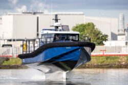 Artemis-Technologies-foiling-workboat-in-Belfast-Harbour-1