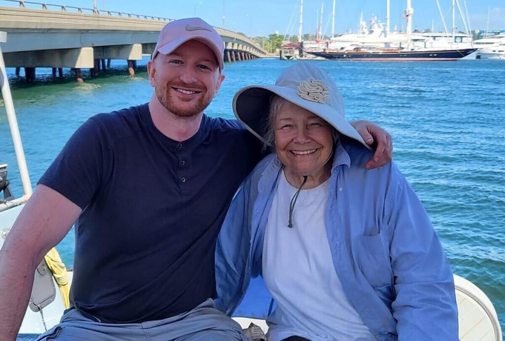 Dr Reuben Shipway with Dr Kathy Abbass 