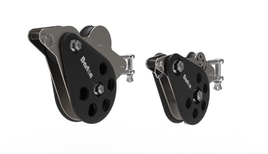 two black and silver blocks with a white background