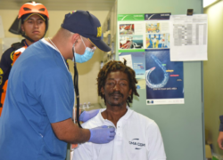 Elvis Francois rescued after 24 days adrift
