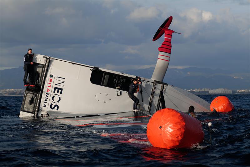 Ineos Britannia capsize February 2023