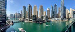 Dubai waterfront skyline