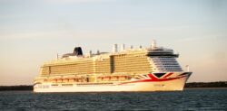 Cruise ship in Southampton