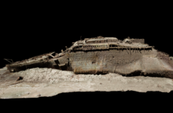 digital image of the Titanic