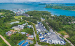 Phuket Ao Po Grand Marina from birds eye view
