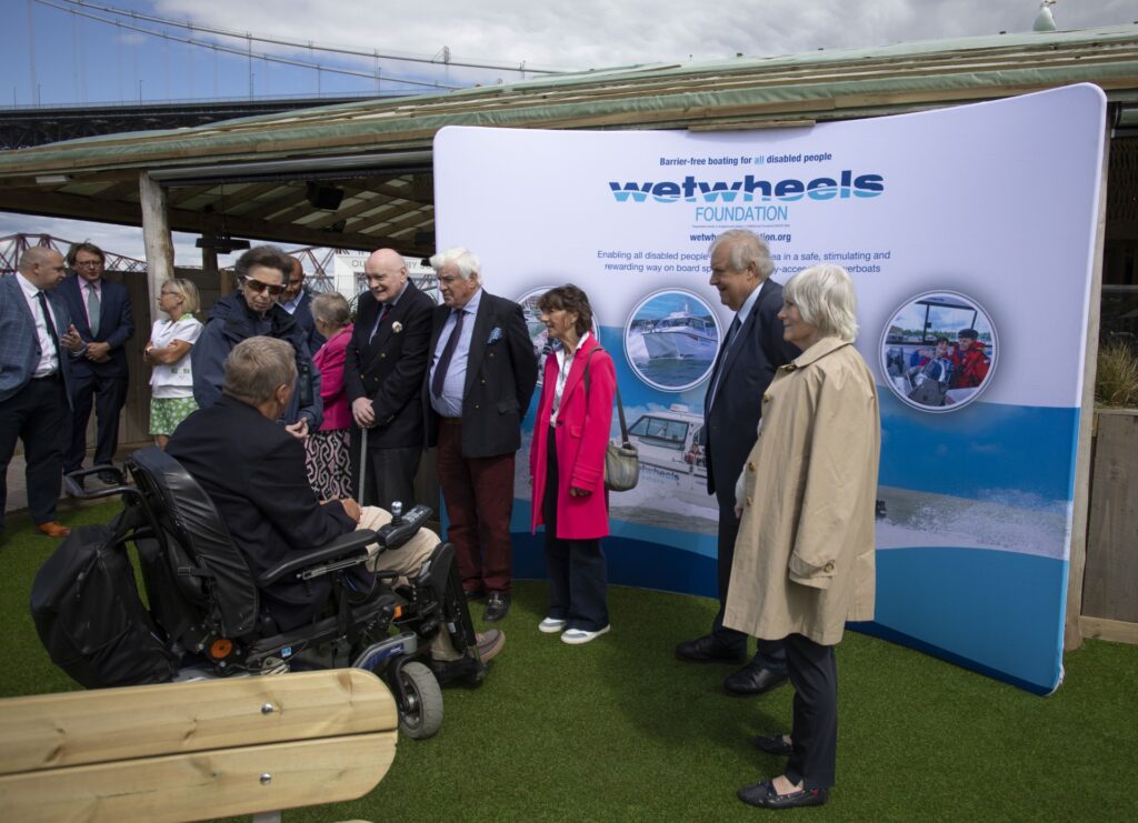 Princess Anne launches first Wetwheels boat in Scotland (1)