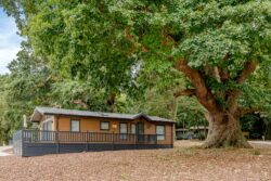 log cabin at MDL Woolverstone Marina