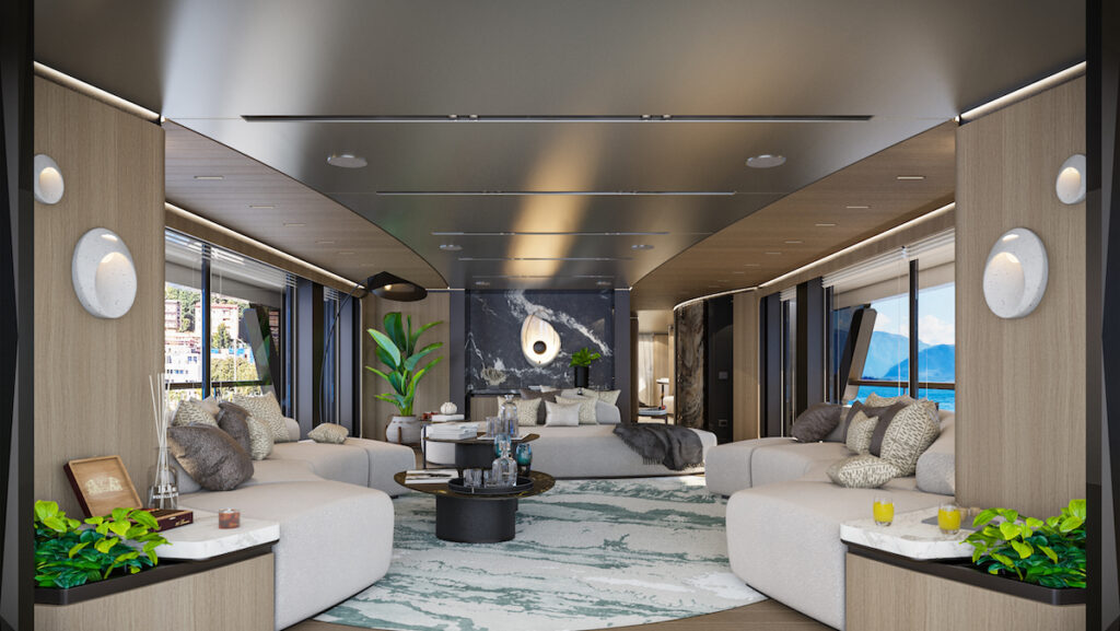 Sirena 42M main saloon