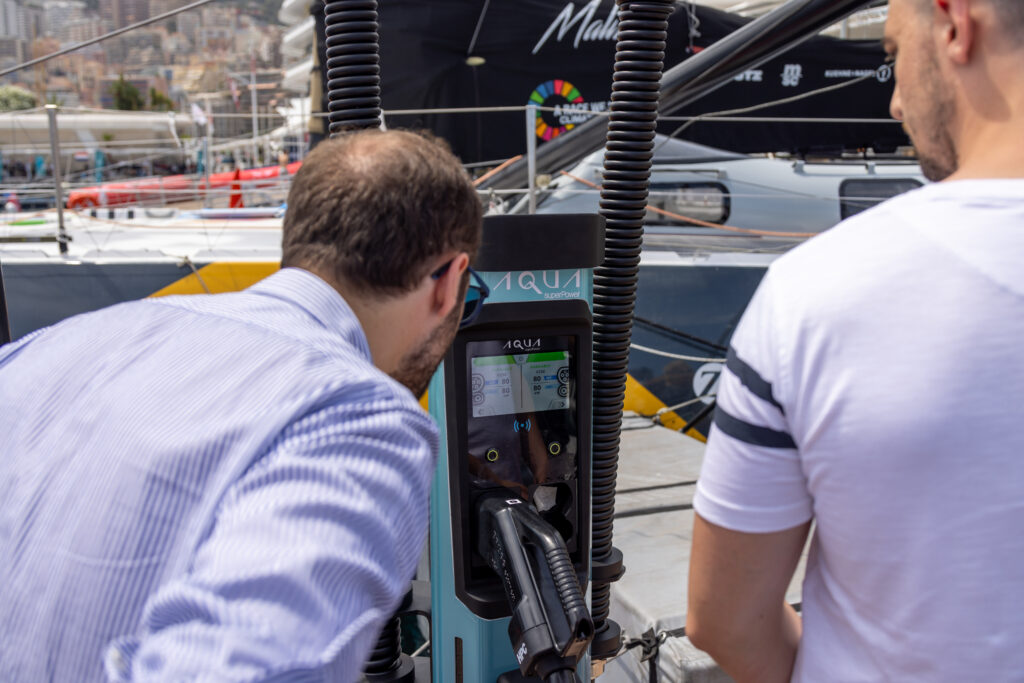 Aqua 200 HPC satellite with Touch Screen & RFID reader (Credit Aqua superPower Ltd)