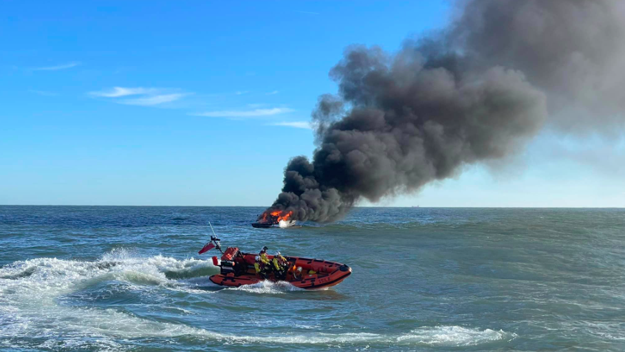 Nov 11 Princess fire Credit Bembridge RNLI crew 3