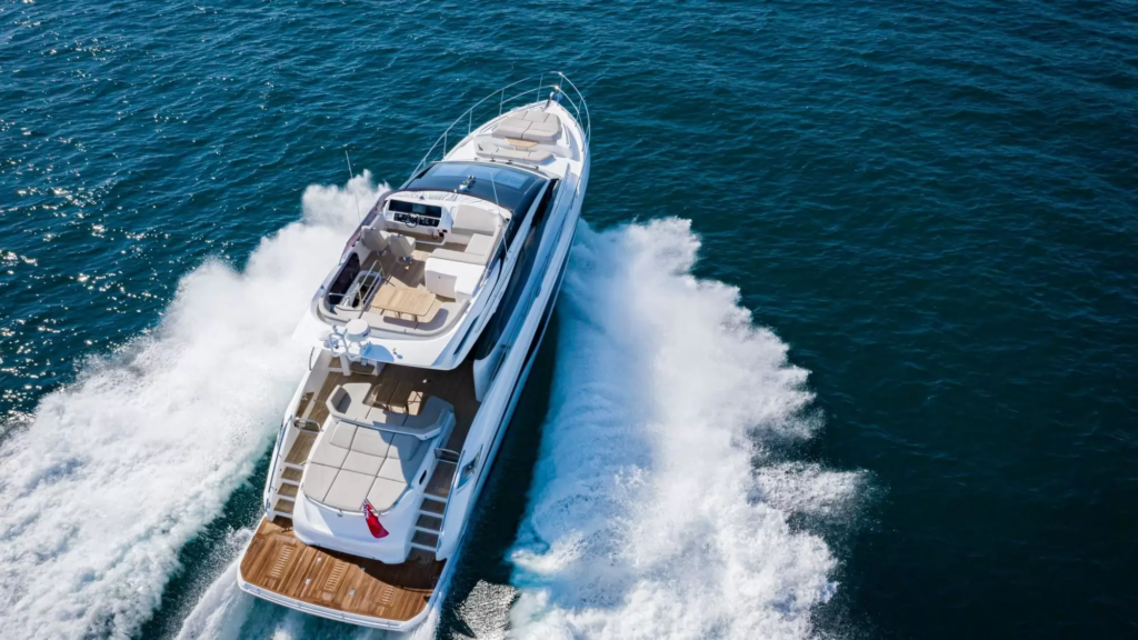 The Princess S62 will make her NZ debut with Sports Marine
