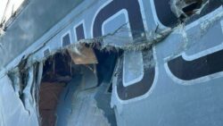 HMS Chiddingfold hit HMS Bangor, (2)