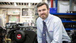 Mark Harrison, winner at the Yanmar Service Awards 2024