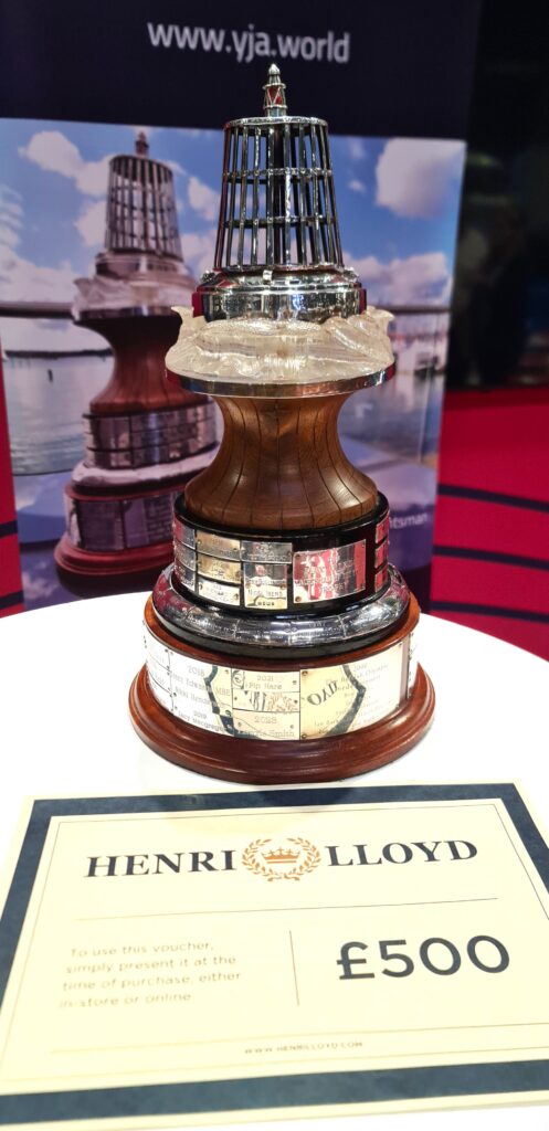 YOTY trophy with voucher