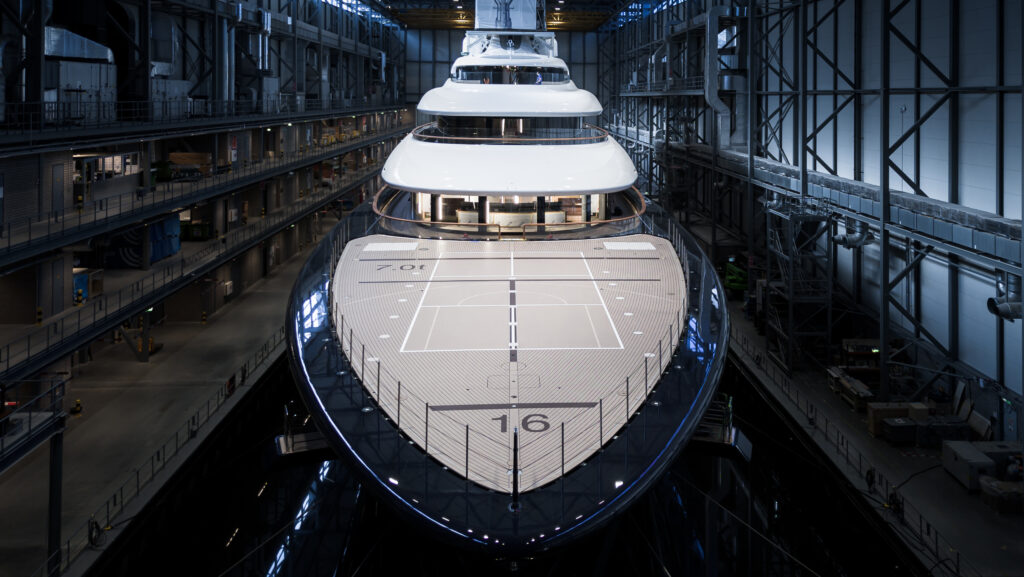 hydrogen fuel-cell superyacht