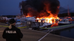 Fire rips through Croatian marina, destroying 22 boats