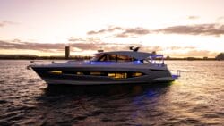 Riviera 6800 Sport Yacht launch at SCIBS 2024.