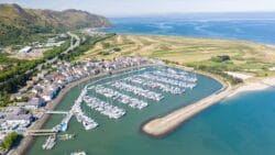 Haslar marina from the sky